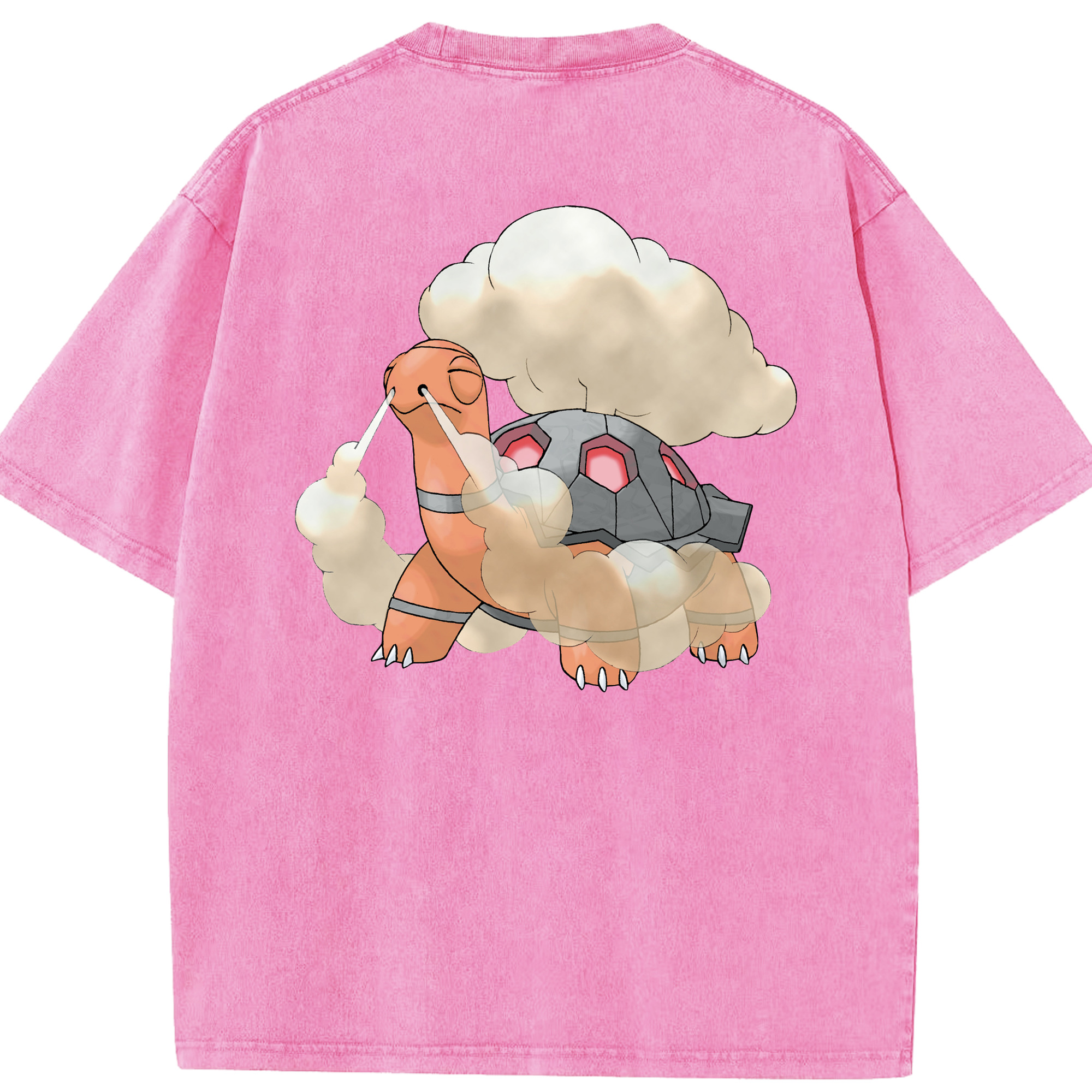 （画像用） ポケットモンスター Pokémon 綿100% ヴィンテージ風 半袖Tシャツ（背面プリント）